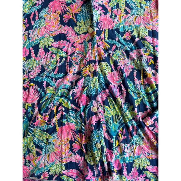 Lilly Pulitzer Oyster Bay Knit Floral Pajama Top - Picture 4 of 7